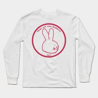 Viva Magenta 2023 Year of the Rabbit Long Sleeve T-Shirt